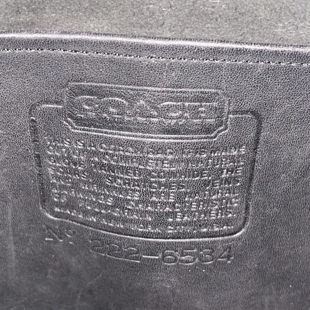 Vintage Coach leather briefcase